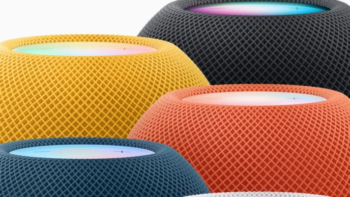 Apple HomePod mini color lineup