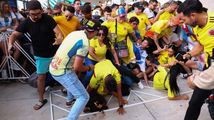 Copa America Argentina Colombia Crowd Delay