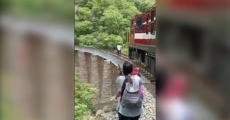 Indian Couple Railway Bridge