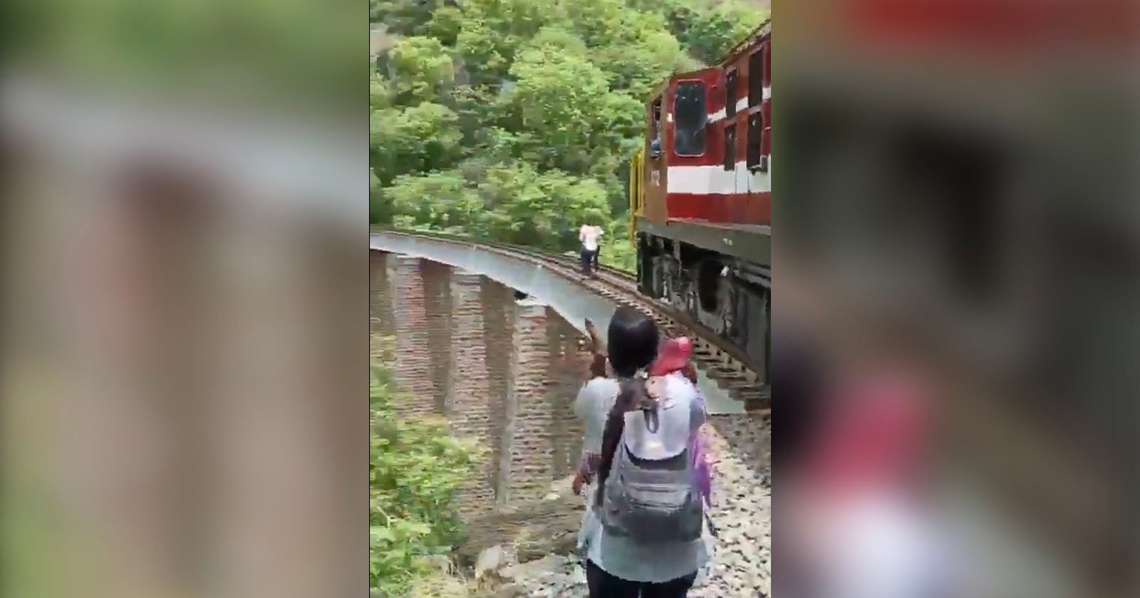 Indian Couple Railway Bridge