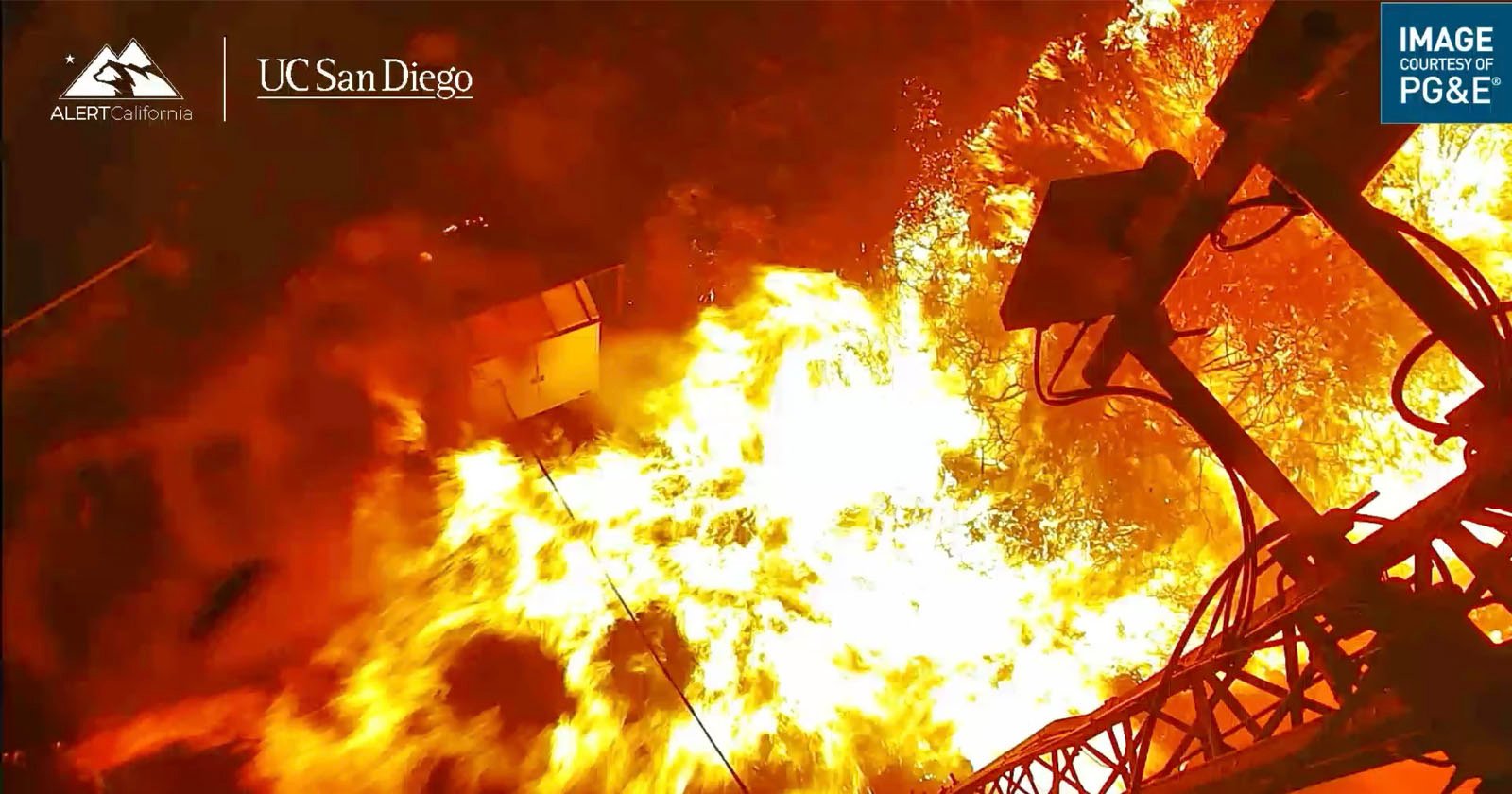 Wildfire Camera Captures Itself Getting Consumed by Californias Raging Park Fire