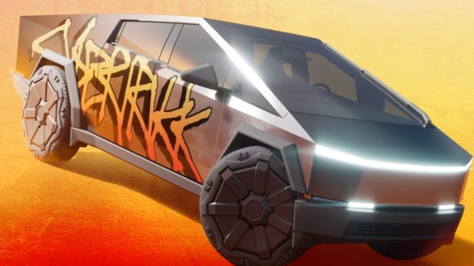 fortnite elon musk tesla cybertruck