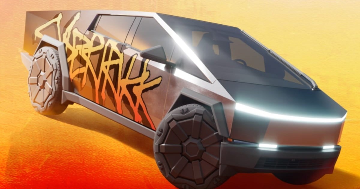 fortnite elon musk tesla cybertruck