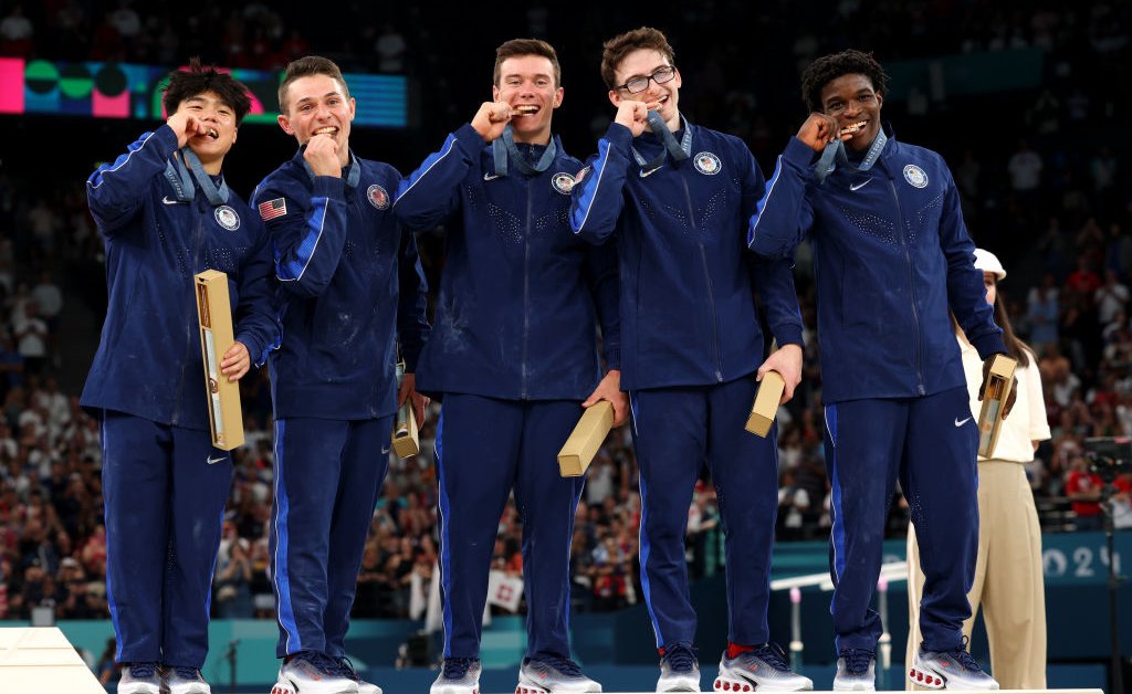 mens gymnastics bronze team usa