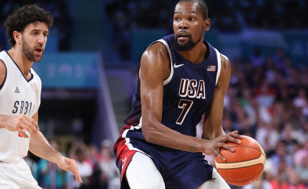 usa basketball serbia kevin durant paris olympics