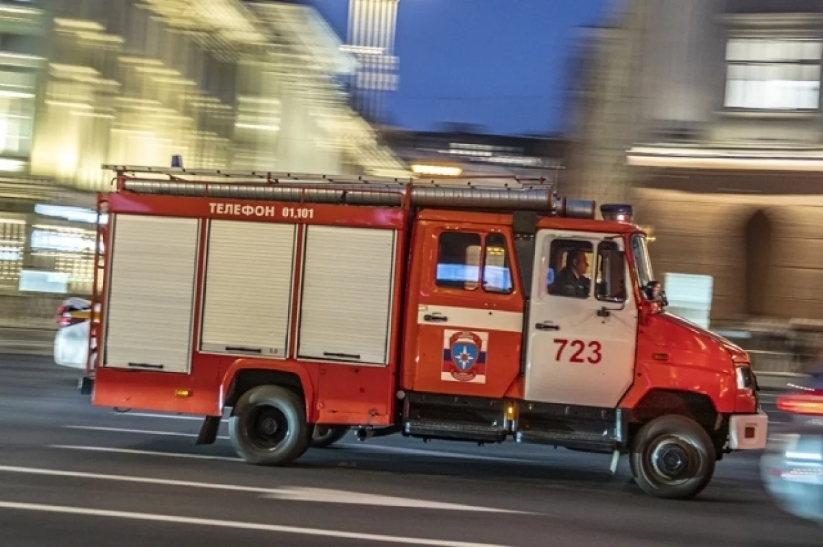 Пожар на территории московской больницы успешно ликвидирован спасателями