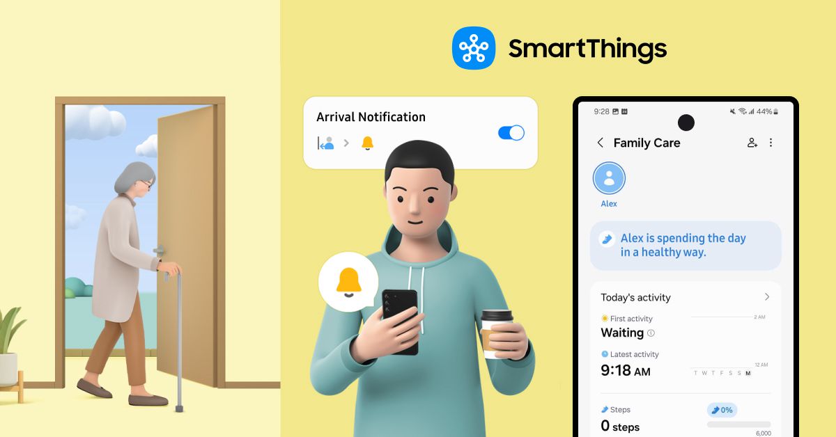 Samsung представляет семейную заботу с SmartThings