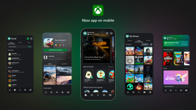 Microsoft интегрирует Game Pass в единственное мобильное приложение для Xbox