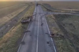 Видео с "дорогой смерти" ВСУ в Курской области попало в интернет