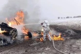 В Казахстане вертолет Ми-8 совершил аварийную посадку из-за поломки.