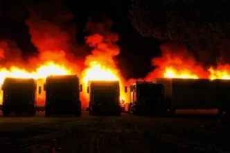 Пожар на китайском рынке унес жизни восьми человек