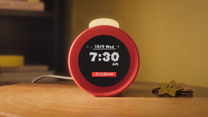 Nintendo Sound Clock: Alarmo поступит в продажу в марте 2025 года, без подписки на Switch Online