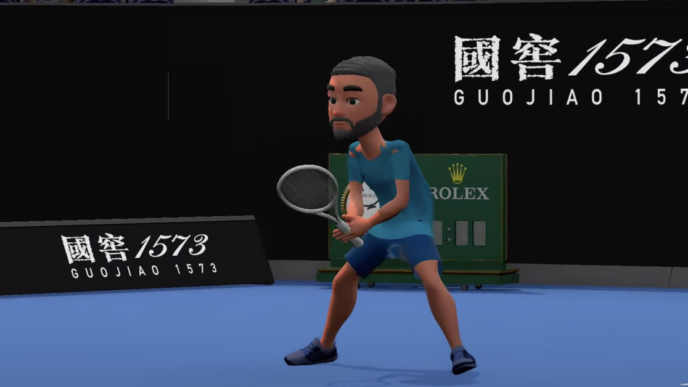 Анимированные трансляции Australian Open превращают игроков в персонажей Wii Sports.